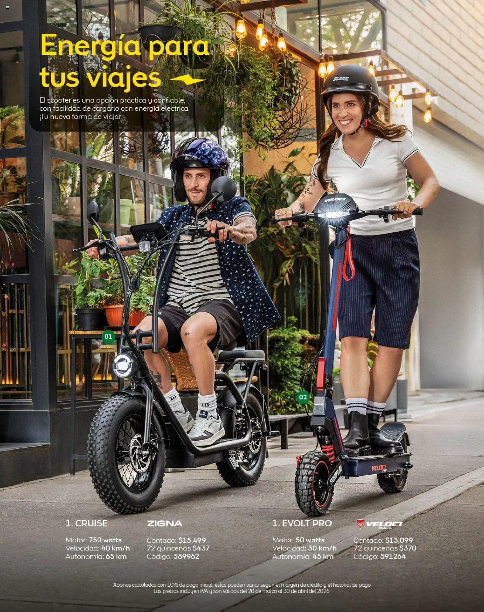 Nuevas ofertas de Coppel válidas en toda la República Mexicana desde el 01.03.2026. ¡Encuentra las mejores ofertas en Coppel catálogo Vacaciones Semana Santa! | Página: 76 | Productos: Scooter