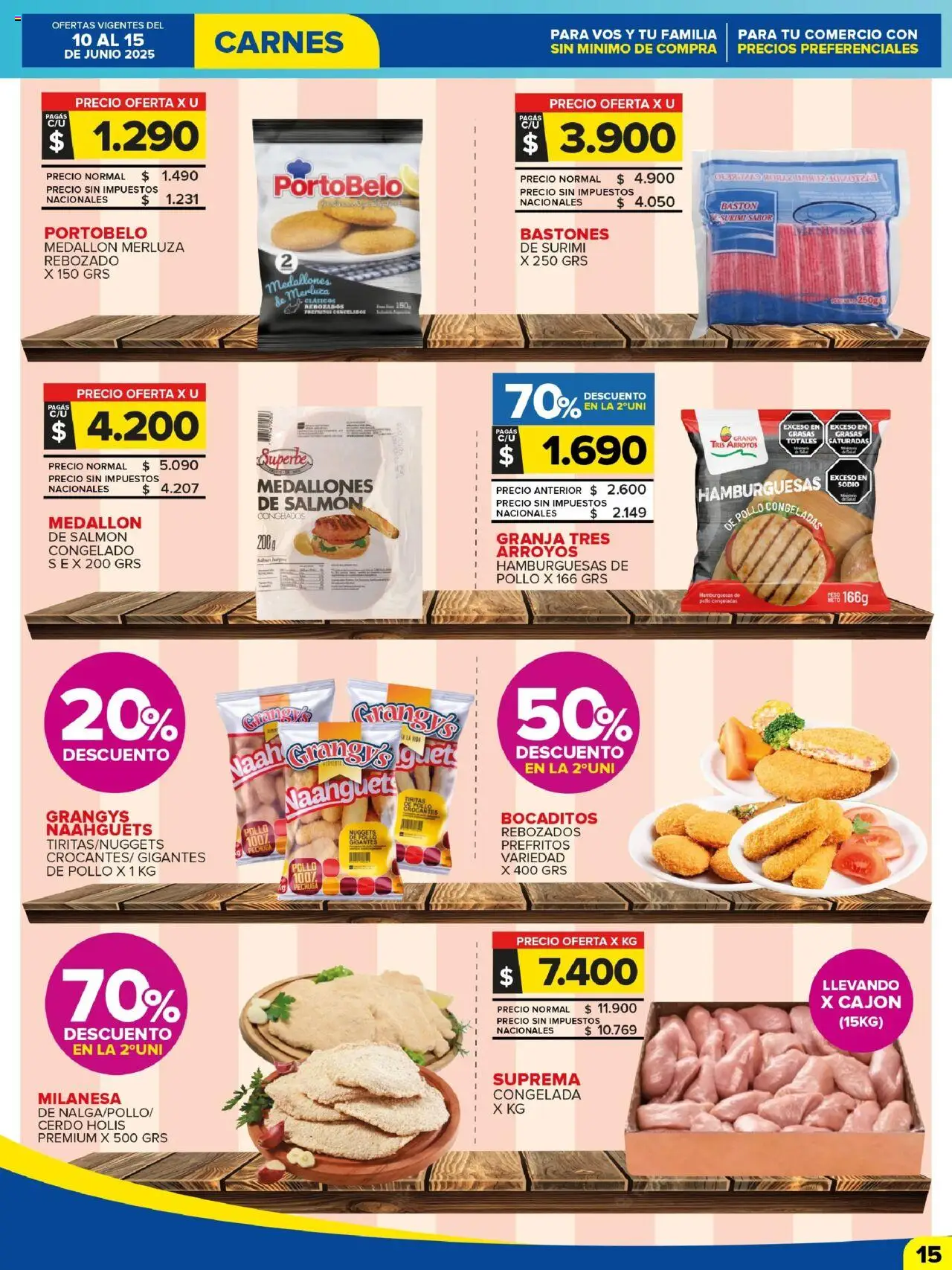 Carrefour Maxi catálogo │ válido desde el 10.06.2025 | Página: 15 | Productos: Pollo, Milanesa, Cerdo