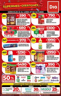 Vista previa Supermercado DIA Ofertas válido desde el 22.10.2025