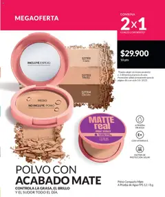 Avon revista - valida desde el 12.09.2025 | Página: 46 | Productos: Agua, Polvo compacto, Brillo, Polvo
