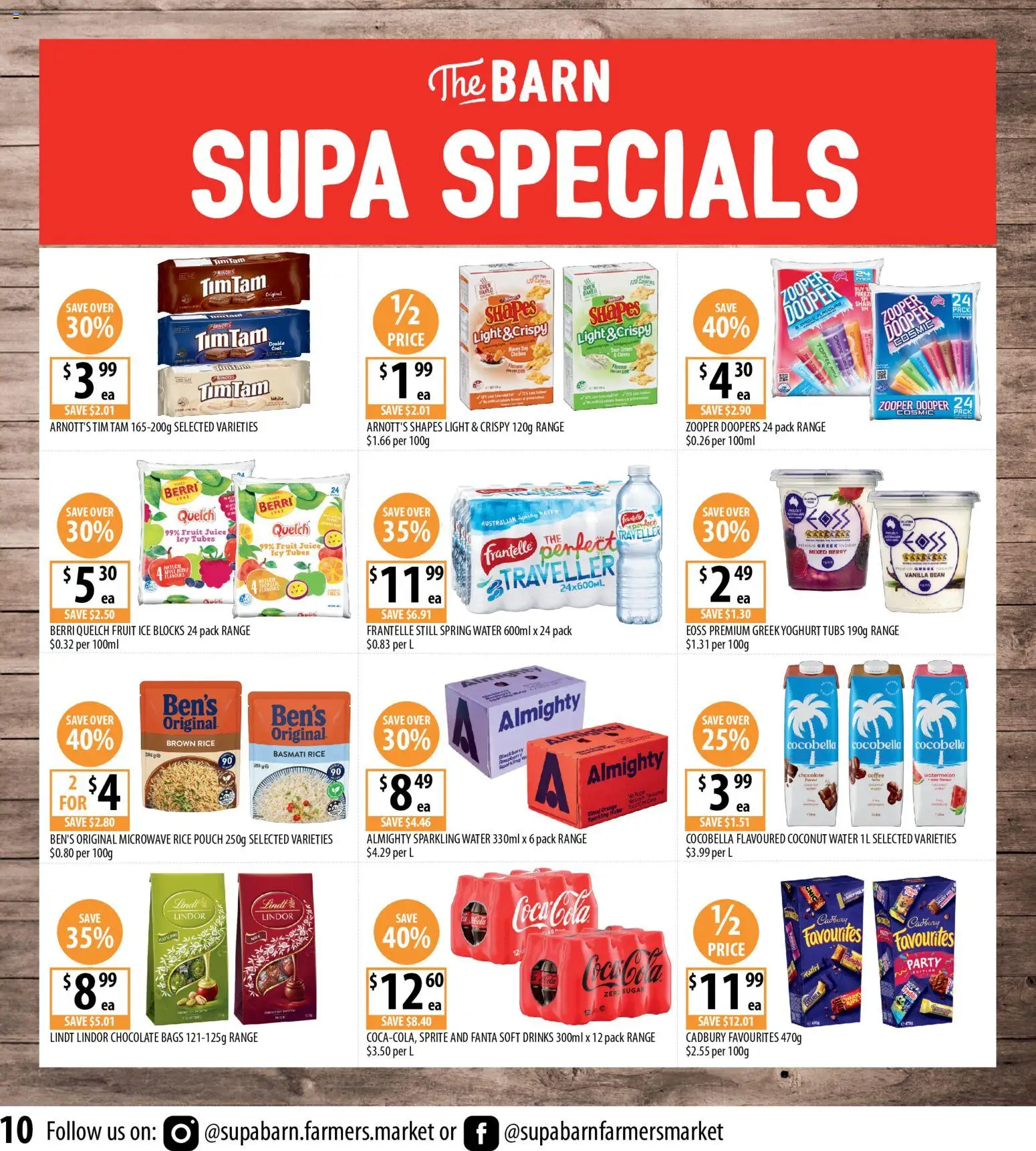 Supabarn catalogue - valid from 04.03.2026 | Page: 10 | Products: Yoghurt, Coffee, Rice, Soft drinks