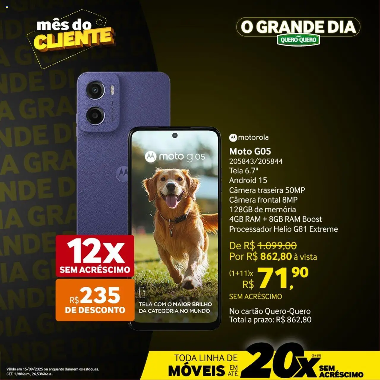Lojas Quero-Quero Folheto - válido de 15.09.2025 | Página: 30 | Produtos: Processador, Tela, Câmera