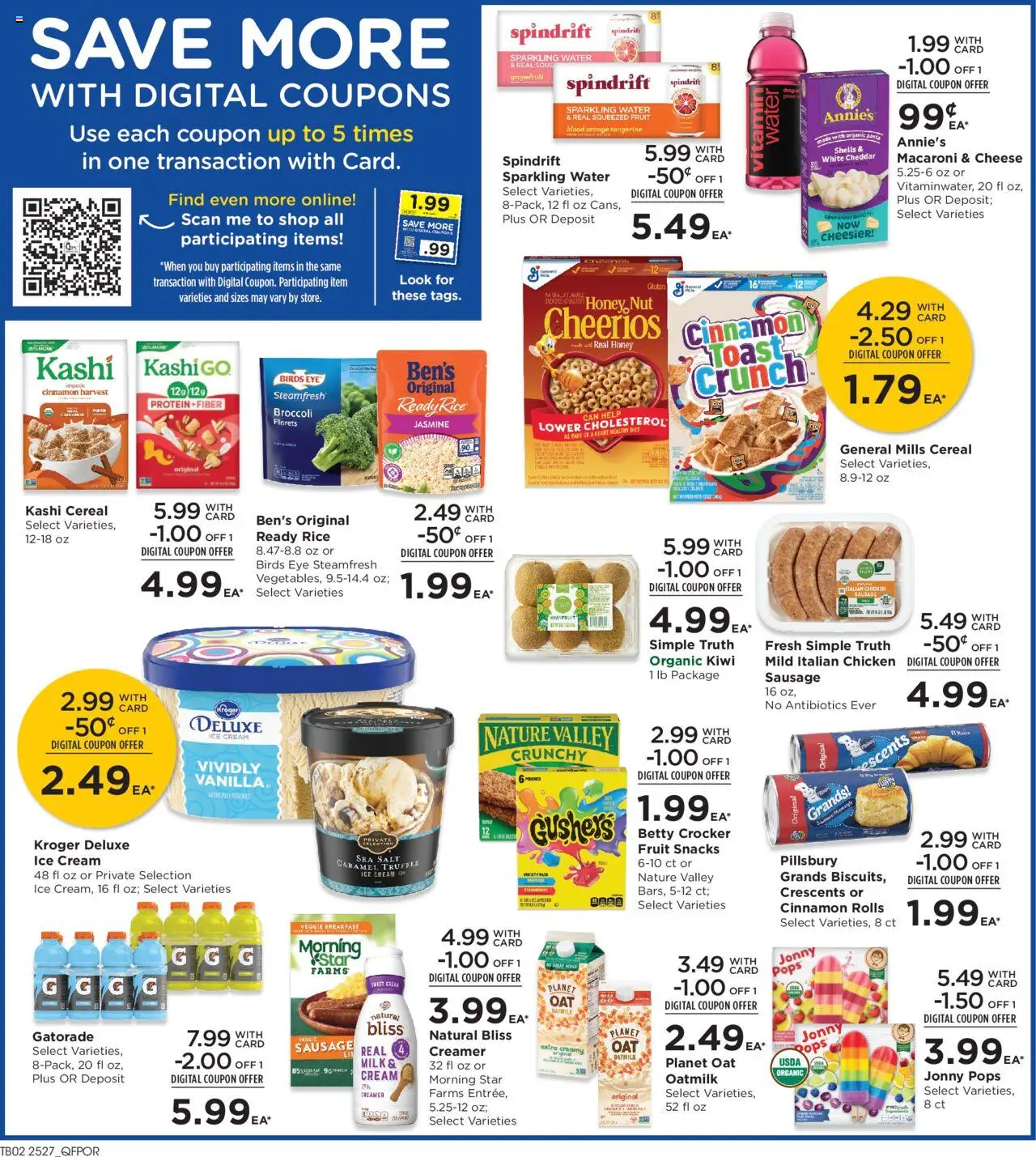 QFC Weekly Ad - OR - valid from 06.08.2025 | Page: 3 | Products: Broccoli, Milk, Water, Sheet