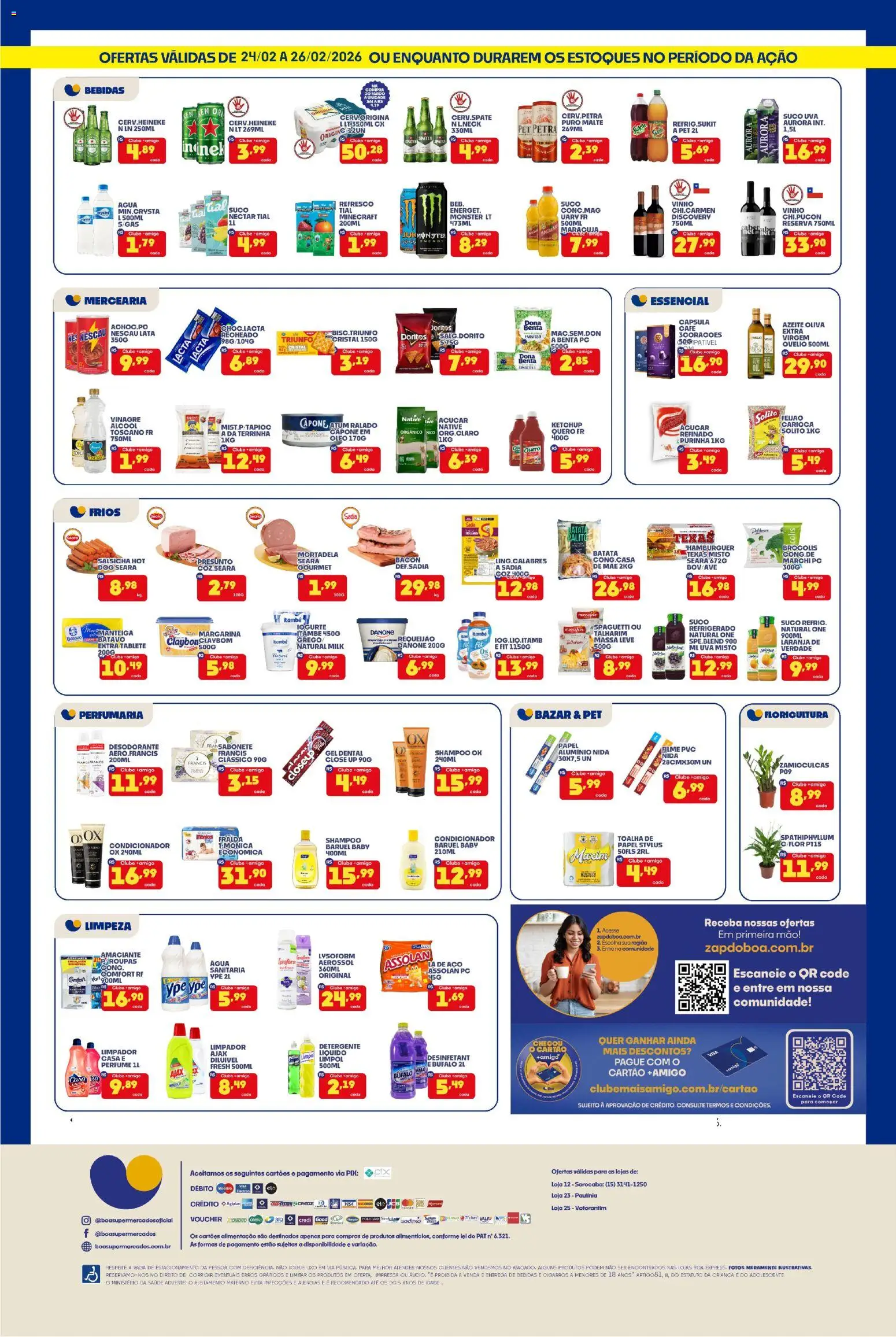 Boa Supermercados Folheto - válido de 24.02.2026 | Página: 2 | Produtos: Pó, Salsicha, Iogurte, Óleo