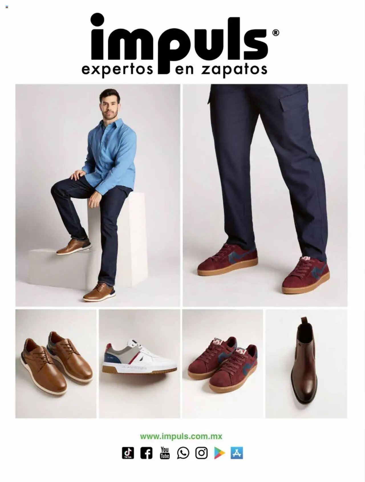 Nuevas ofertas de Impuls válidas en toda la República Mexicana desde el 03.01.2025. ¡Encuentra las mejores ofertas en Impuls catálogo Caballero Primavera-Verano 2025! | Página: 216 | Productos: Zapatos