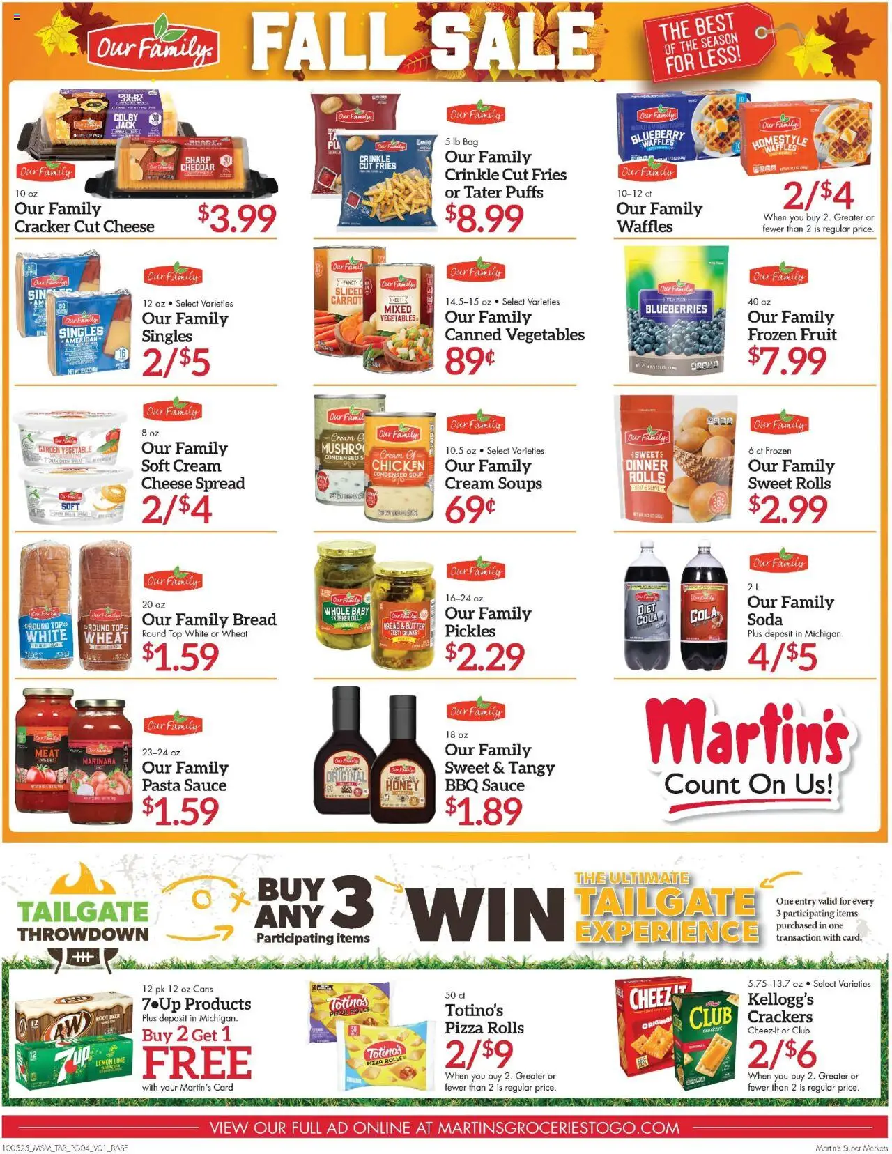 Martin’s Weekly Ad - valid from 05.10.2025 | Page: 4 | Products: Cheese, Pizza, Carrot, Blueberries