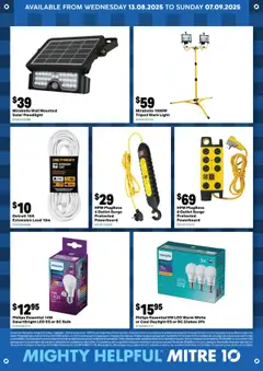Mitre 10 catalogue - valid from 13.08.2025 | Page: 26 | Products: Light, Accessories, Bulb