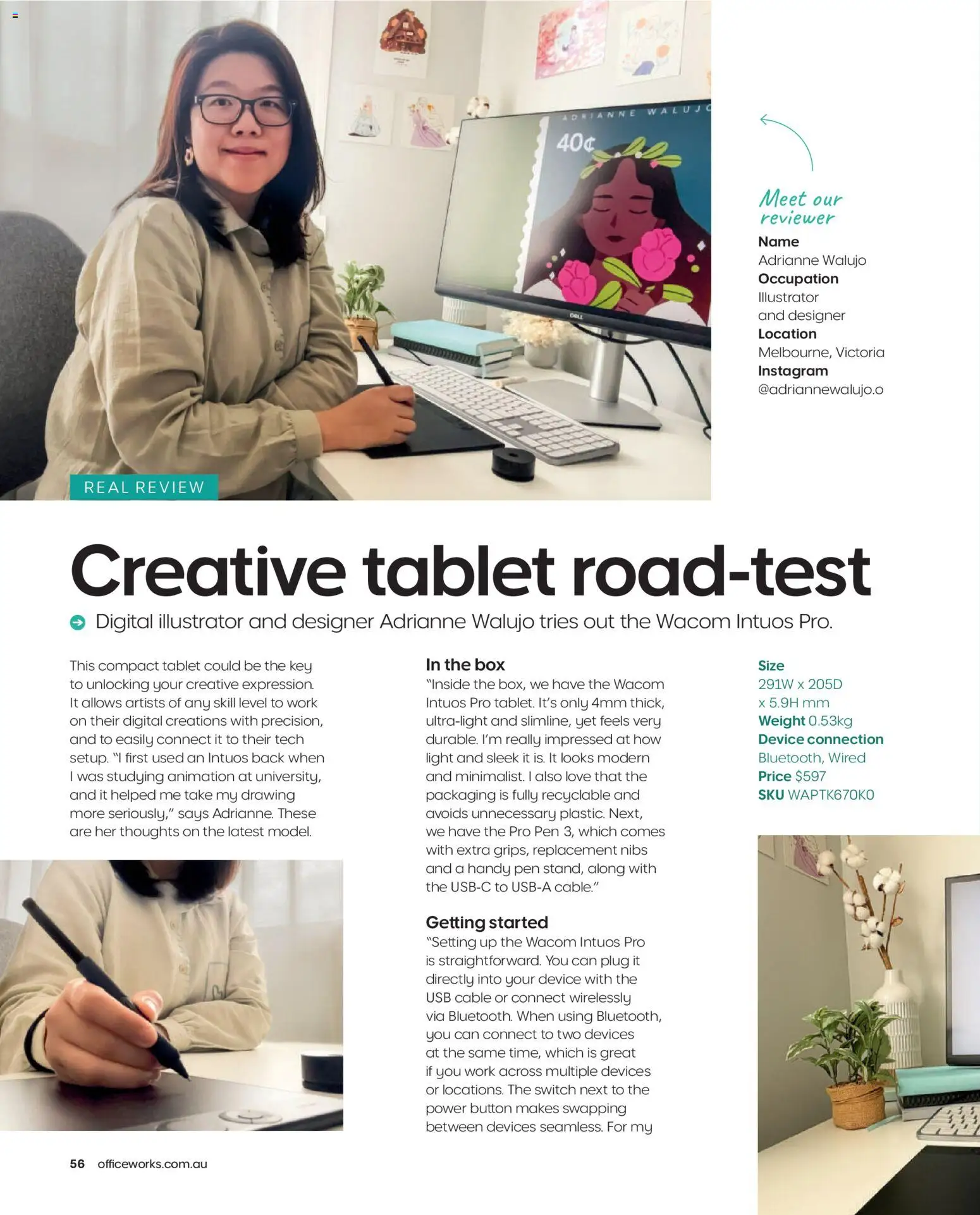 Officeworks catalogue - valid from 01.01.2026 | Page: 56 | Products: Light, Device, Usb, Weight