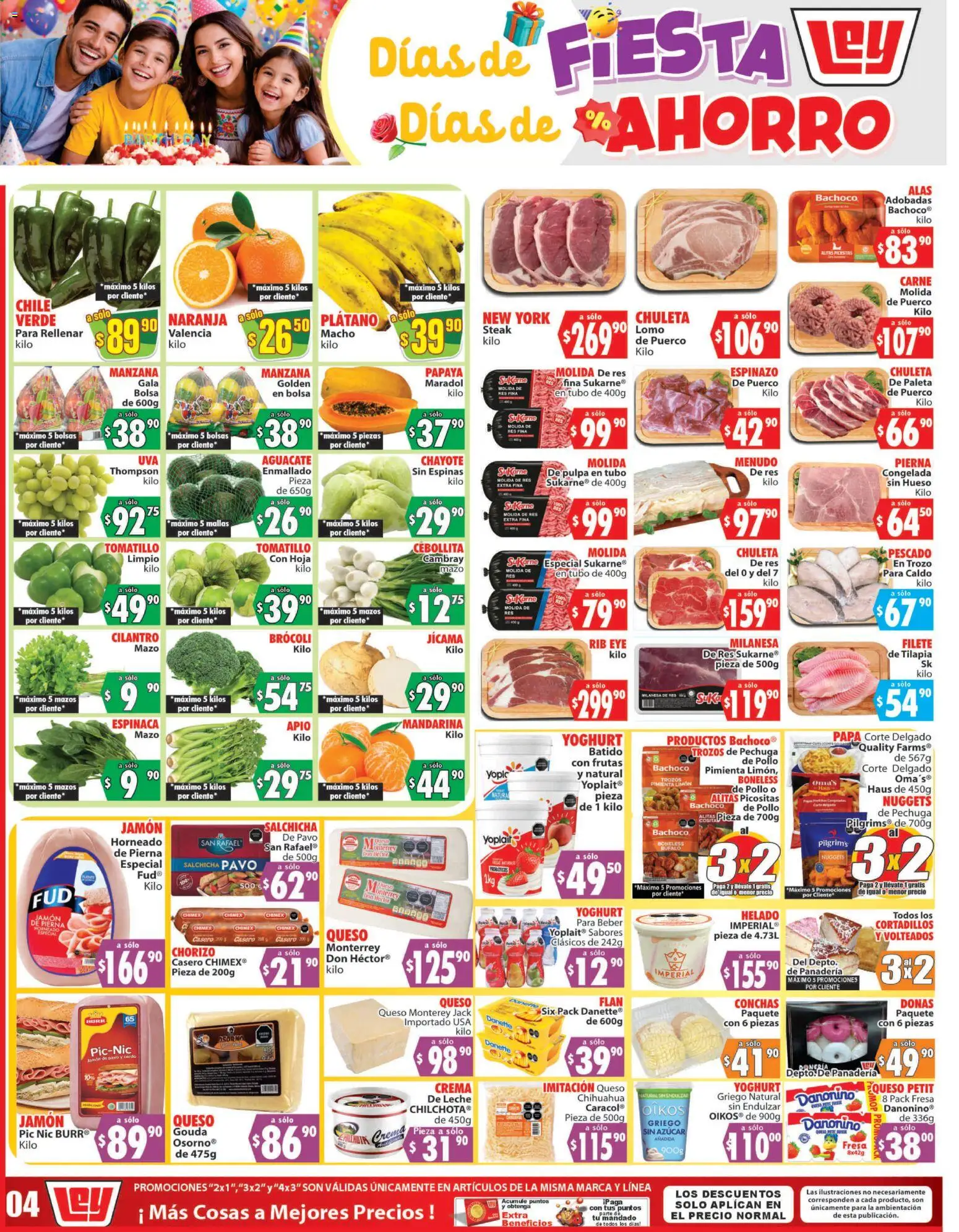 Nuevas ofertas de Casa Ley válidas en toda la República Mexicana desde el 25.04.2026. ¡Encuentra las mejores ofertas en Casa Ley folleto Autoservicio La Paz, BCS! | Página: 1 | Productos: Fresa, Aguacate, Jamón, Res