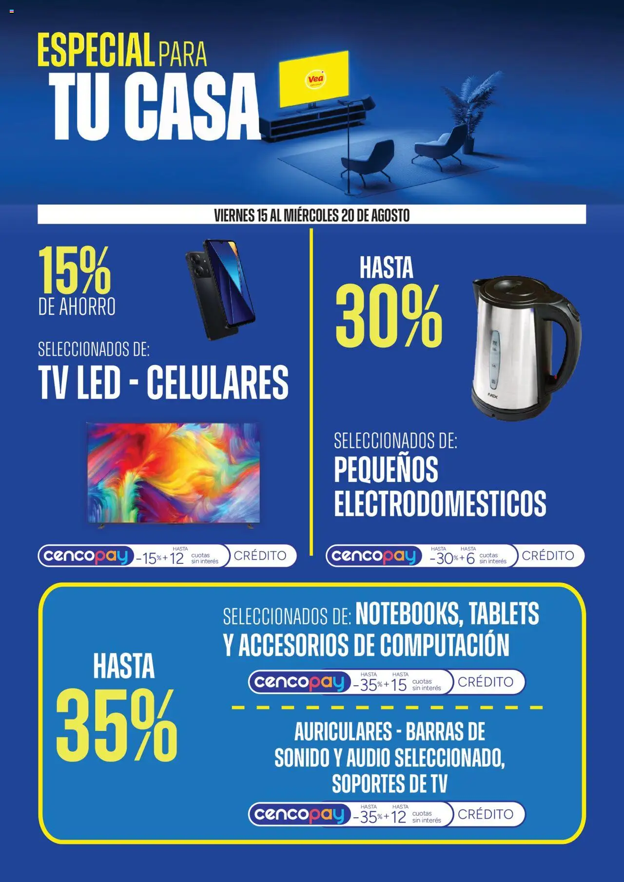 Vea - Ofertas especial para tu casa │ válido desde el 15.08.2025 | Página: 2 | Productos: Audio, Auriculares