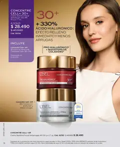 Catálogo L'Bel Campaña 5 válido desde el 01.03.2026 | Página: 16 | Productos: Agua, Crema