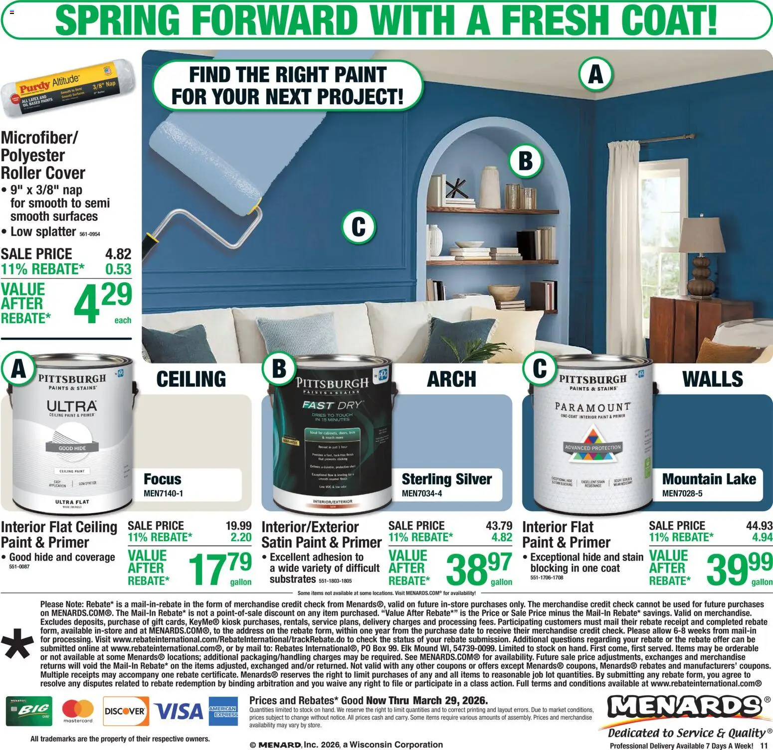 Menards Weekly Ad - valid from 18.03.2026 | Page: 19 | Products: Box, Oil, Coat, Date