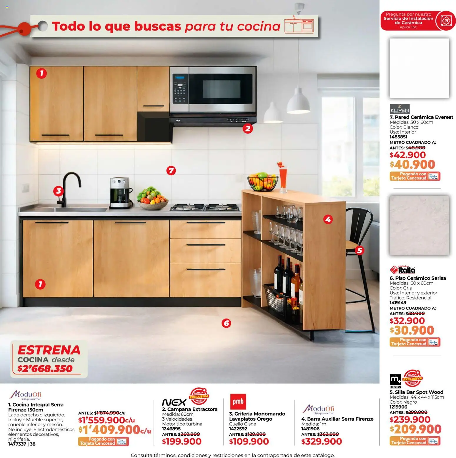 Easy revista - valida desde el 15.01.2026 | Página: 10 | Productos: Cocina, Silla, Cerámica, Cuello