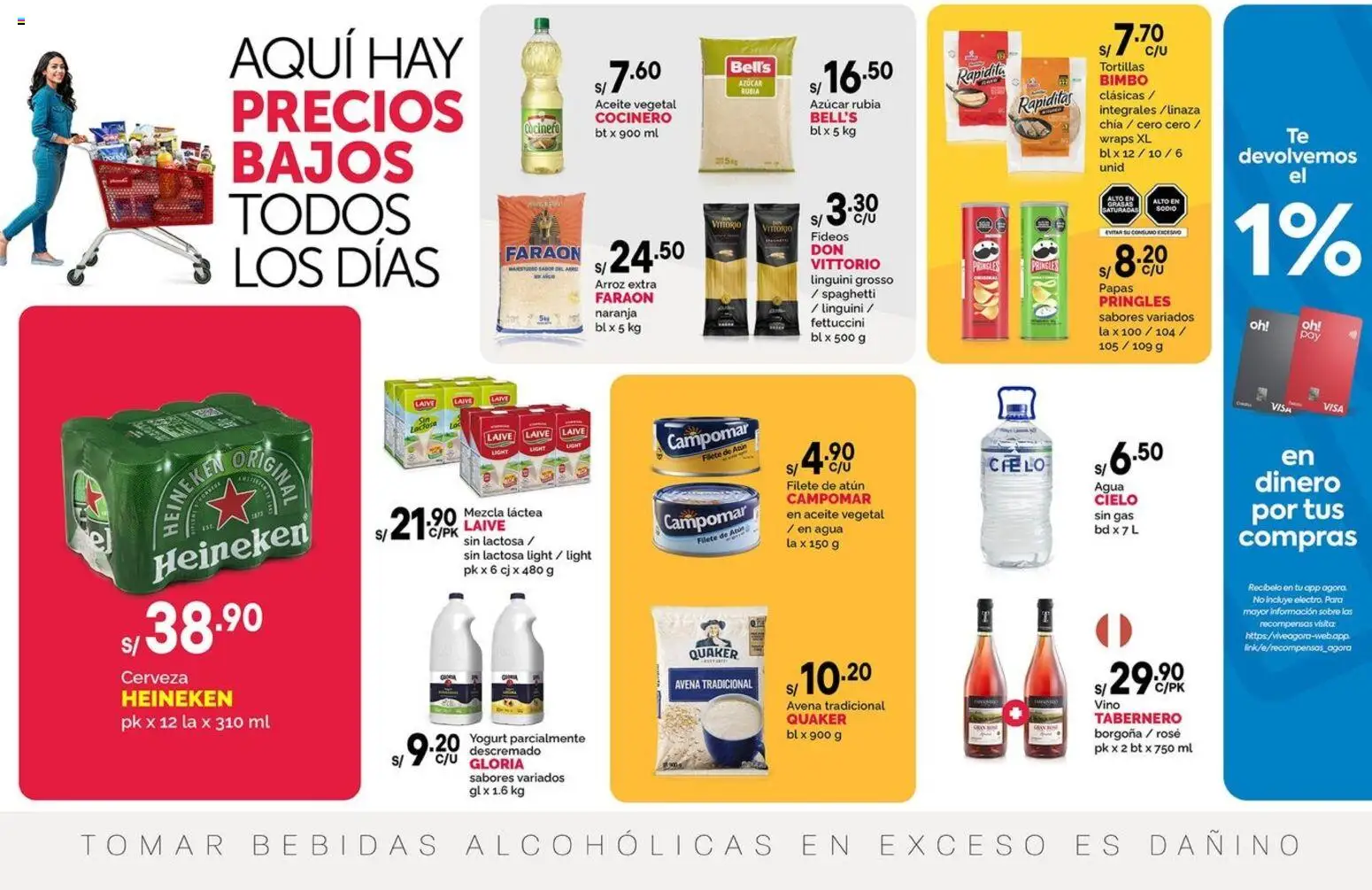 Catálogo Plaza Vea válido desde 02.01.2026 | Página: 1 | Productos: Yogurt, Arroz, Avena, Papas