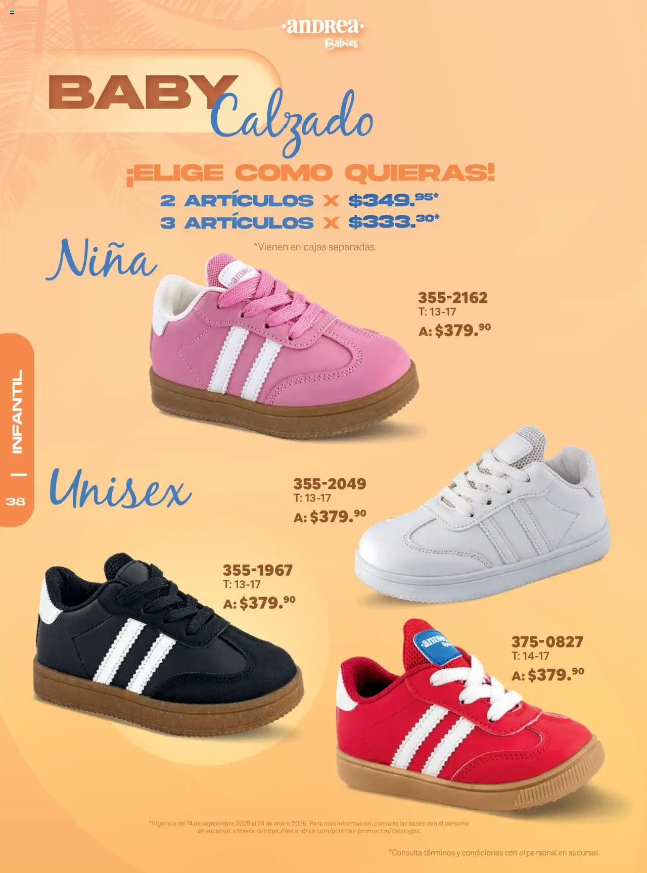 Nuevas ofertas de Andrea válidas en toda la República Mexicana desde el 14.09.2025. ¡Encuentra las mejores ofertas en Andrea - Catálogo Fall Fashion Packs! | Página: 38