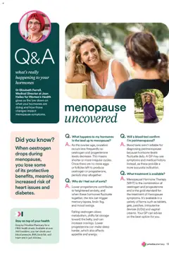 Preview of Priceline Pharmacy Anything Menopause Magazine - valid from 02.10.2025 | Page: 13 | Products: Eggs, Treatment