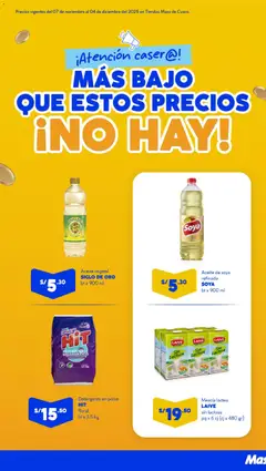 Vista previa de folleto Mass - Precios Mass Bajos - Cusco de la Mass válido desde 07.11.2025