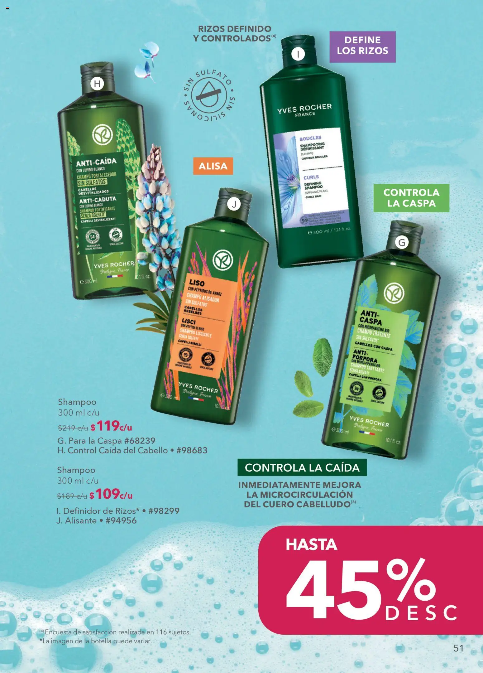 Nuevas ofertas de Yves Rocher válidas en toda la República Mexicana desde el 24.03.2026. ¡Encuentra las mejores ofertas en Yves Rocher campaña 5 2026! | Página: 53 | Productos: Arroz, Botella, Champú