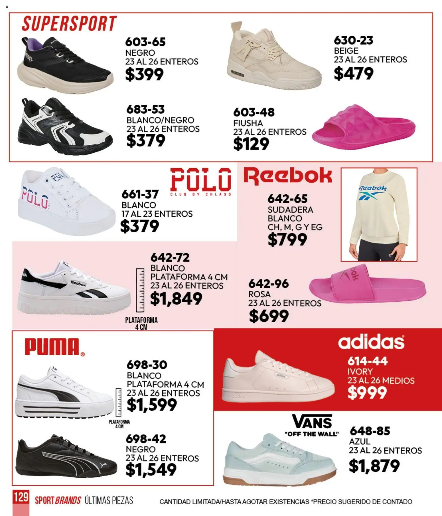 Nuevas ofertas de Cklass válidas en toda la República Mexicana desde el 05.03.2026. ¡Encuentra las mejores ofertas en Cklass catálogo Verano Sportbrands Dama! | Página: 158 | Productos: Sudadera