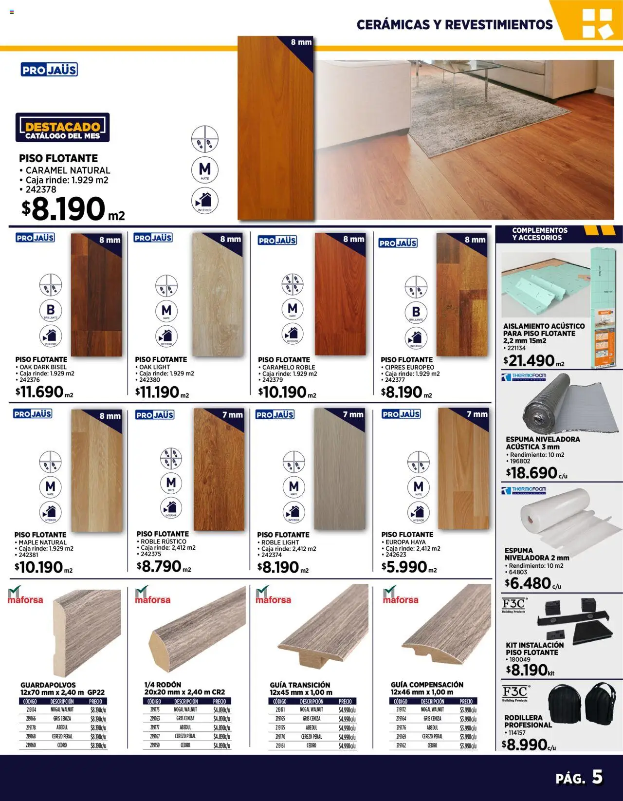 Construmart ofertas  │ válido desde el 01.08.2025 | Página: 5 | Productos: Espuma, Caja