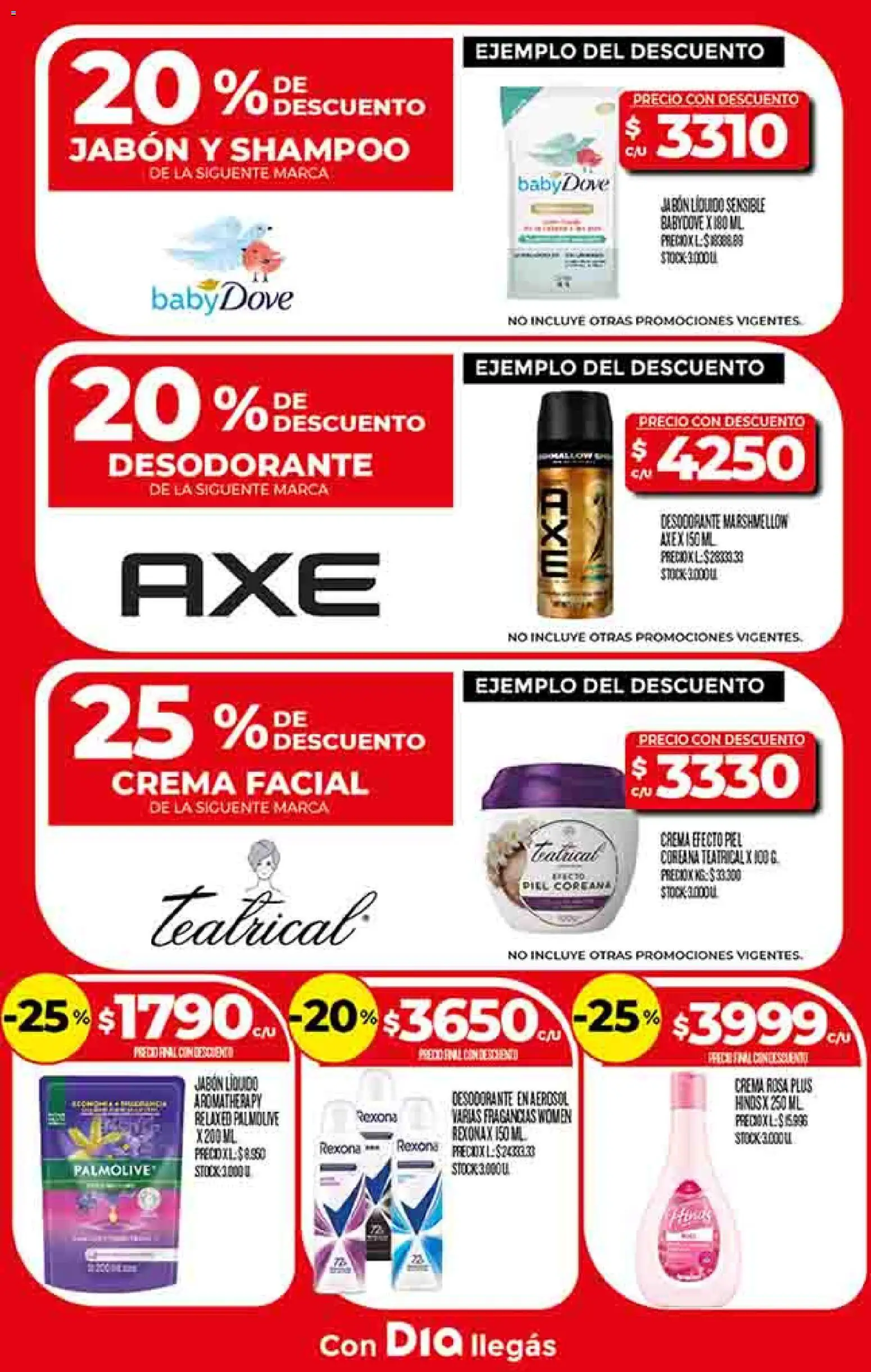 Dia - Ofertas - Salta y Jujuy │ válido desde el 08.04.2026 | Página: 24 | Productos: Shampoo, Jabón, Desodorante, Crema