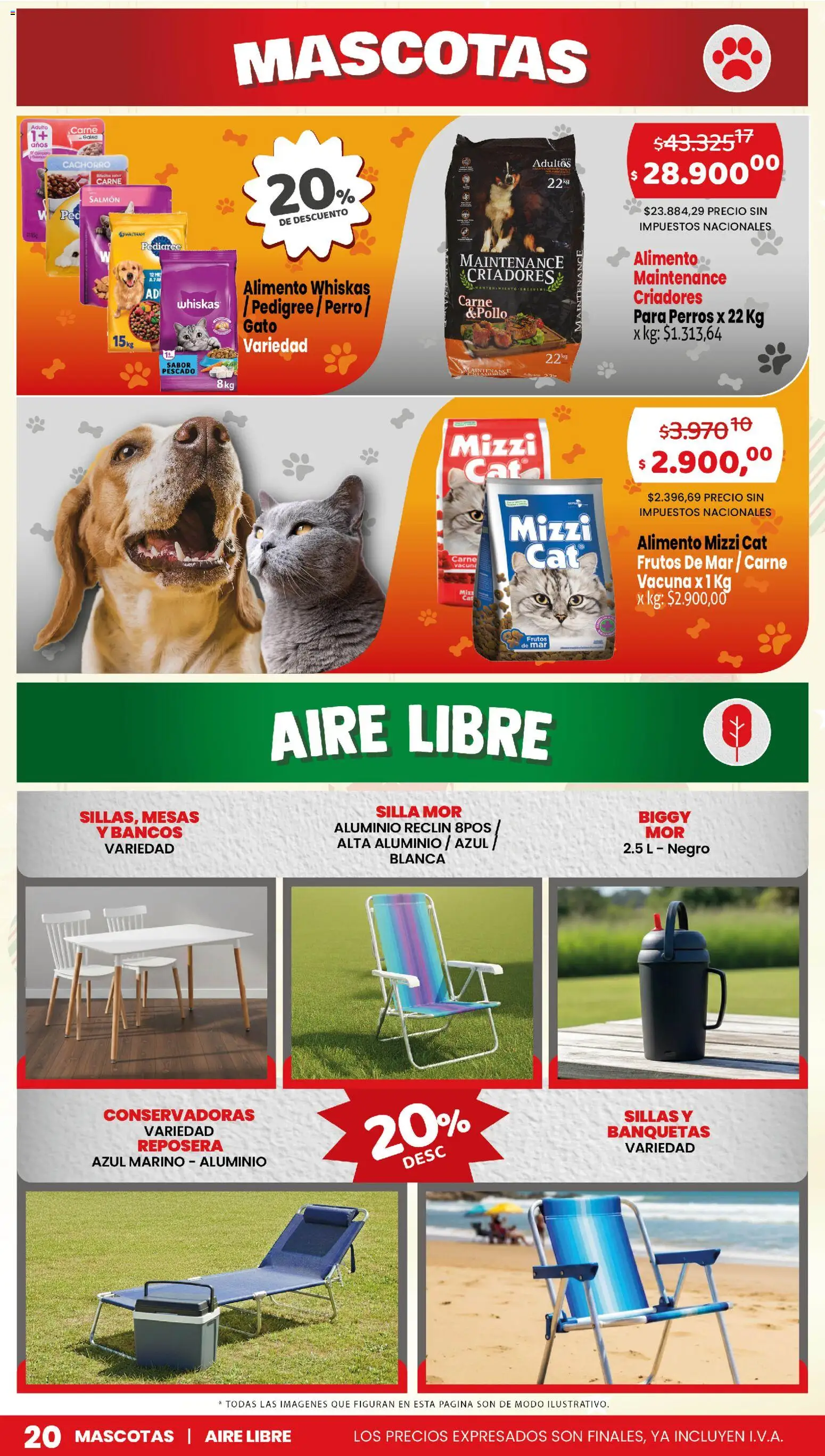 Makro ofertas │ válido desde el 02.01.2026 | Página: 20 | Productos: Reposera, Silla, Pescado