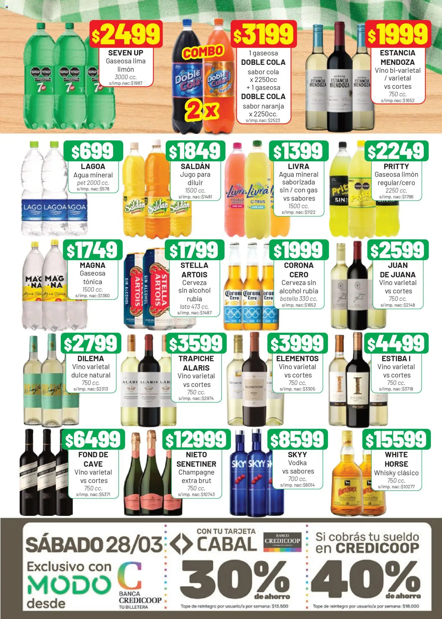 Almacor catálogo │ válido desde el 26.03.2026 | Página: 7 | Productos: Botella, Champagne, Limón, Vino