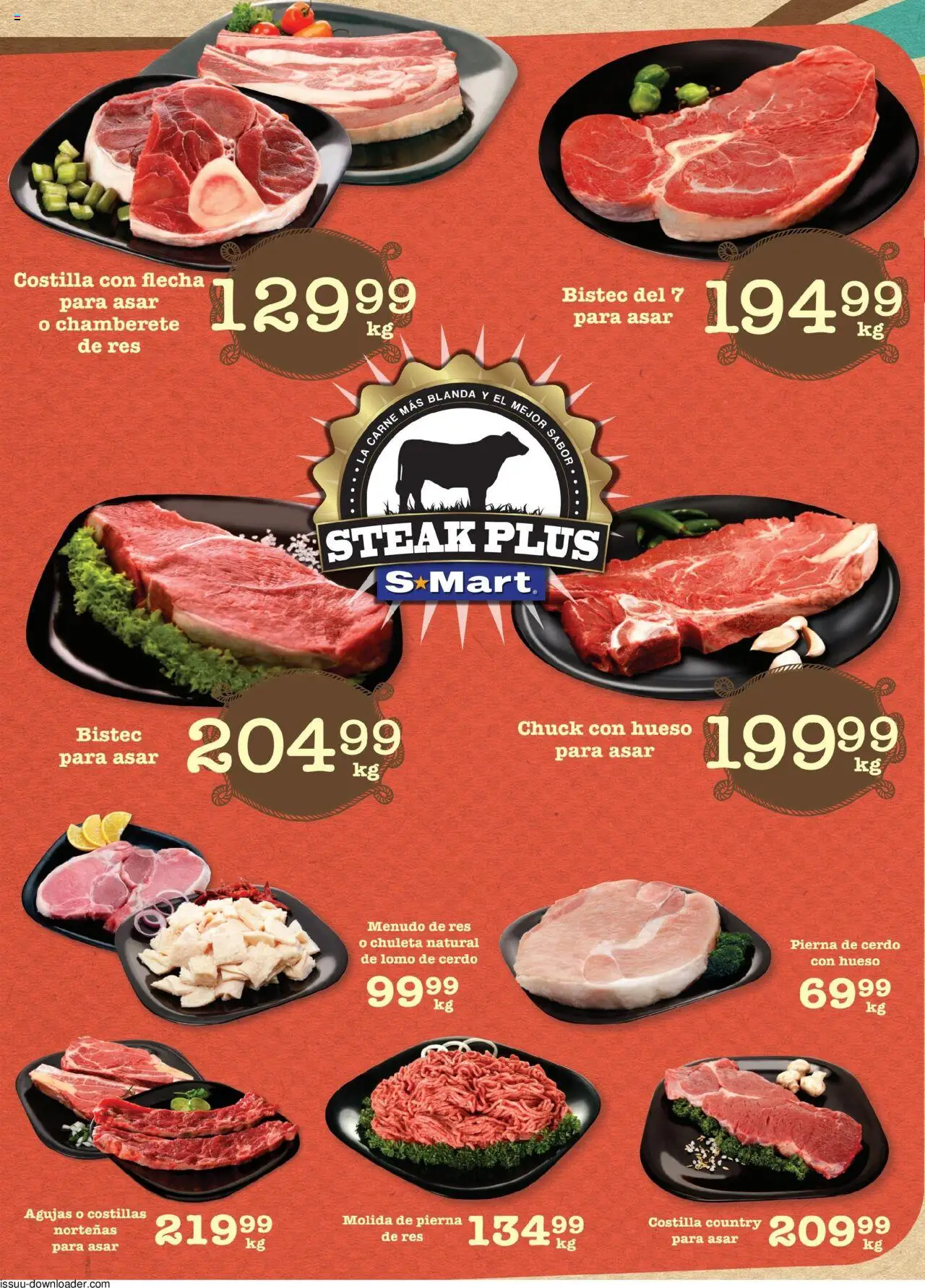 Nuevas ofertas de S-Mart válidas en toda la República Mexicana desde el 18.07.2025. ¡Encuentra las mejores ofertas en S-Mart - Folleto - Reynosa (y Rio Bravo)! | Página: 1 | Productos: Cerdo, Res