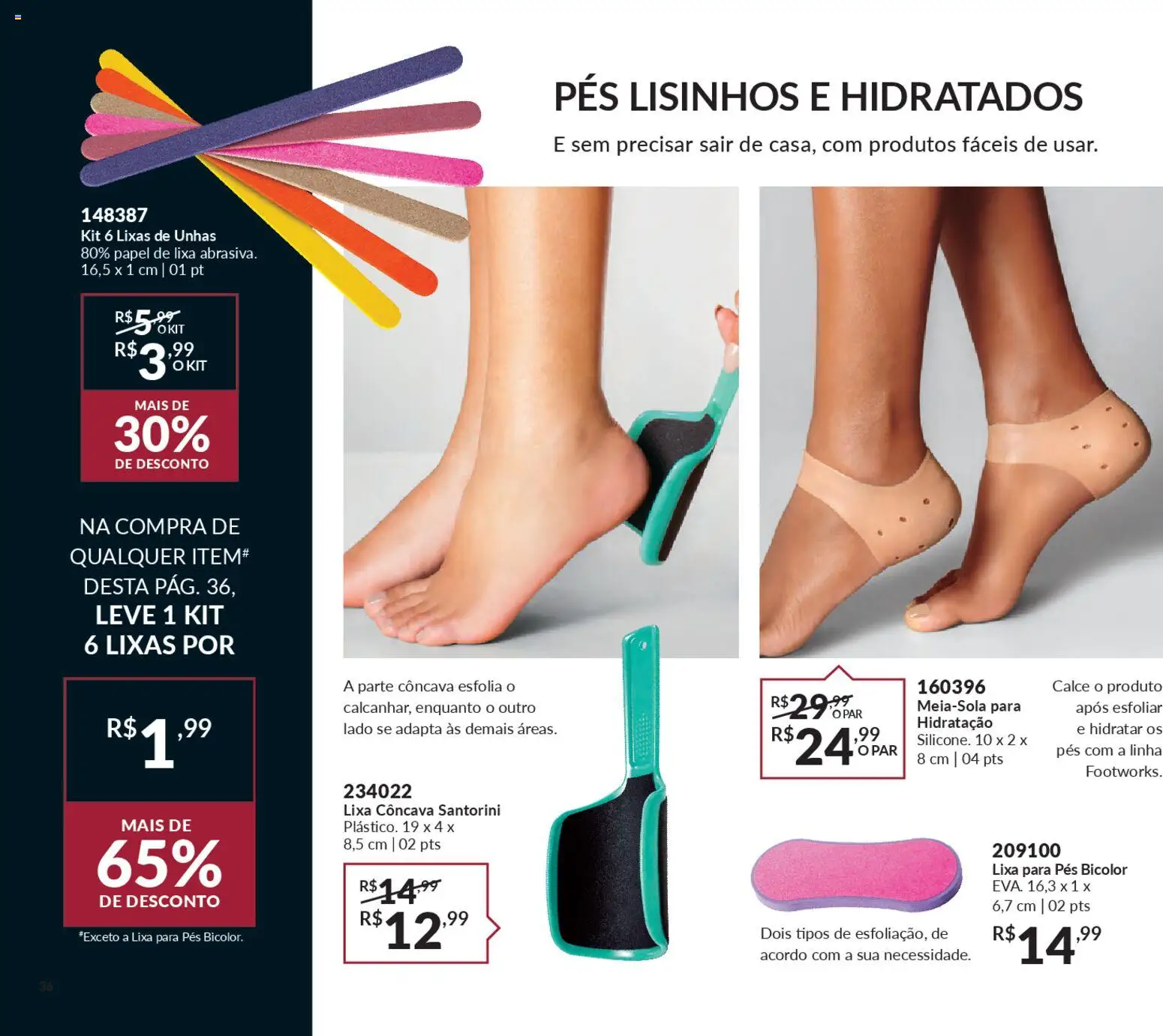 Avon Folheto - válido de 19.12.2025 | Página: 36 | Produtos: Lixa
