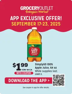 Preview of Grocery Outlet weekly ads valid from 17.09.2025