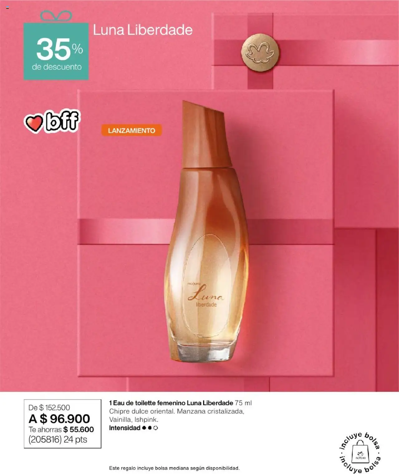 Natura revista - valida desde el 23.07.2025 | Página: 21 | Productos: Té, Bolsa, Manzana, Eau de toilette
