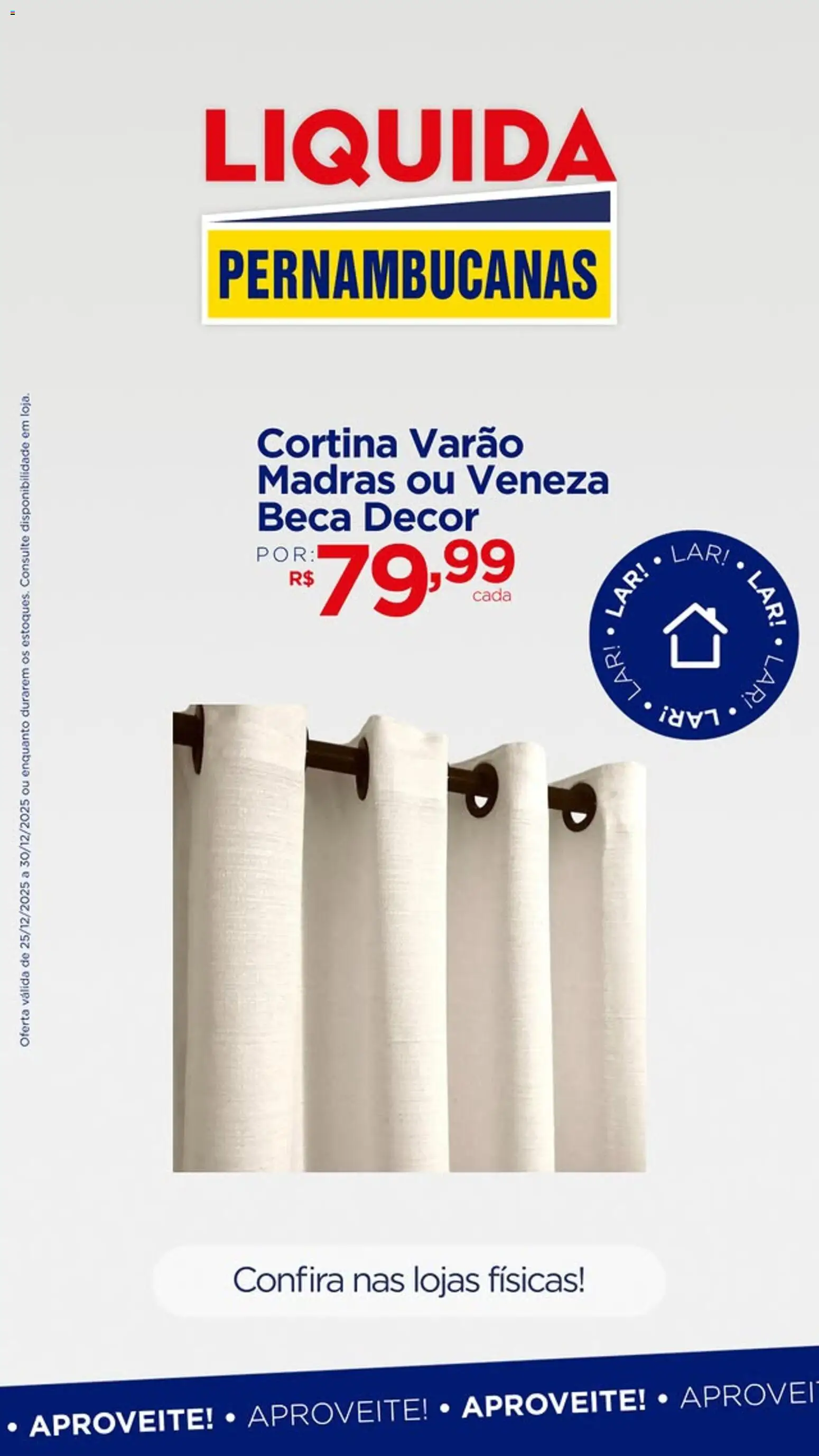 Pernambucanas Folheto - válido de 25.12.2025 | Página: 8 | Produtos: Cortina