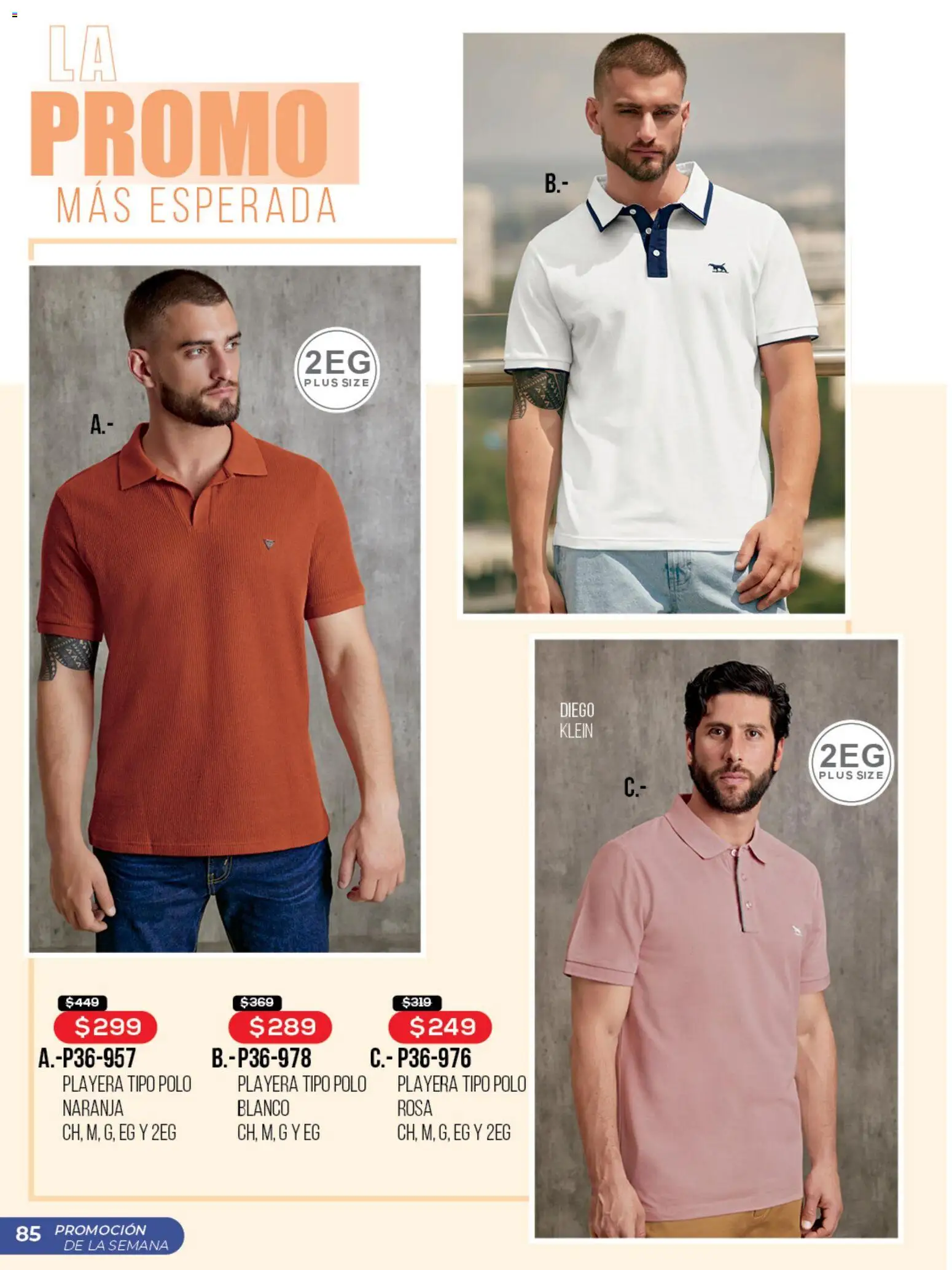 Nuevas ofertas de Cklass válidas en toda la República Mexicana desde el 16.02.2026. ¡Encuentra las mejores ofertas en Cklass catálogo Promo Semanal! | Página: 86 | Productos: Playera