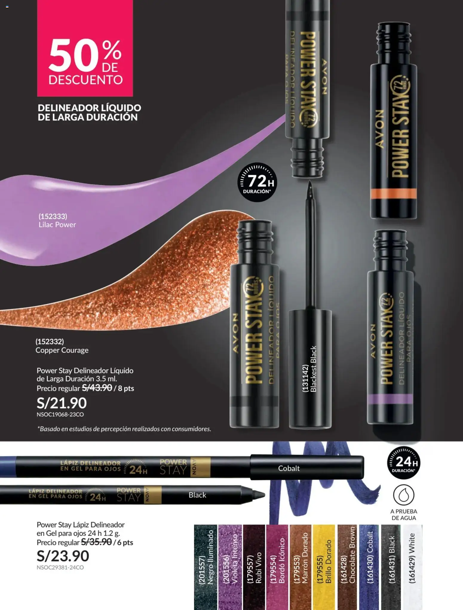 Catálogo Avon válido desde 31.01.2026 | Página: 27 | Productos: Delineador, Chocolate