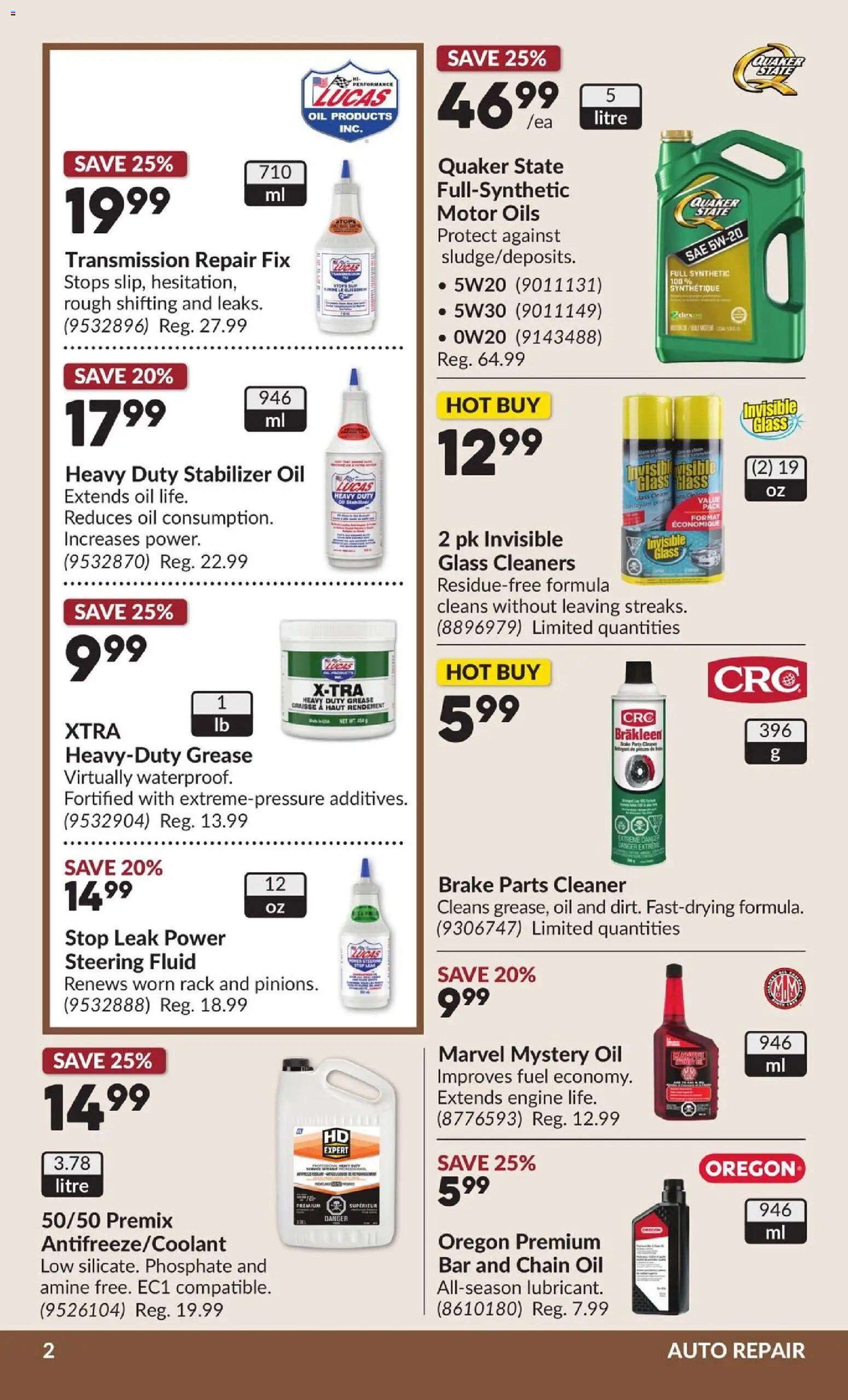 Princess Auto flyer valid from 24.02.2026 | Page: 6 | Products: Oil