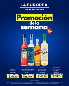 Vista previa de La Europea catálogo Promoción de la semana, nuevo folleto de la tienda, válido en México a partir del 23.02.2026