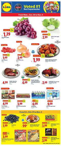 Preview of Lidl weekly ads valid from 29.10.2025