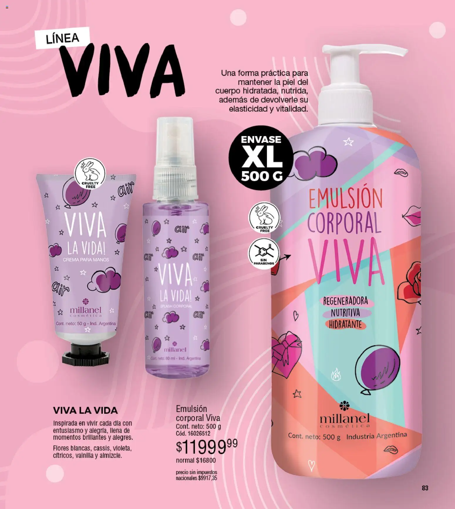 Millanel - Catálogo │ válido desde el 27.04.2026 | Página: 83 | Productos: Emulsión, Crema