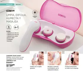 Vista previa de AVON - Casa & Estilo 16 2025, nuevo folleto de la tienda, válido en México a partir del 09.10.2025 | Página: 112 | Productos: Cepillo, Limpiador, Limpiador facial, Pilas