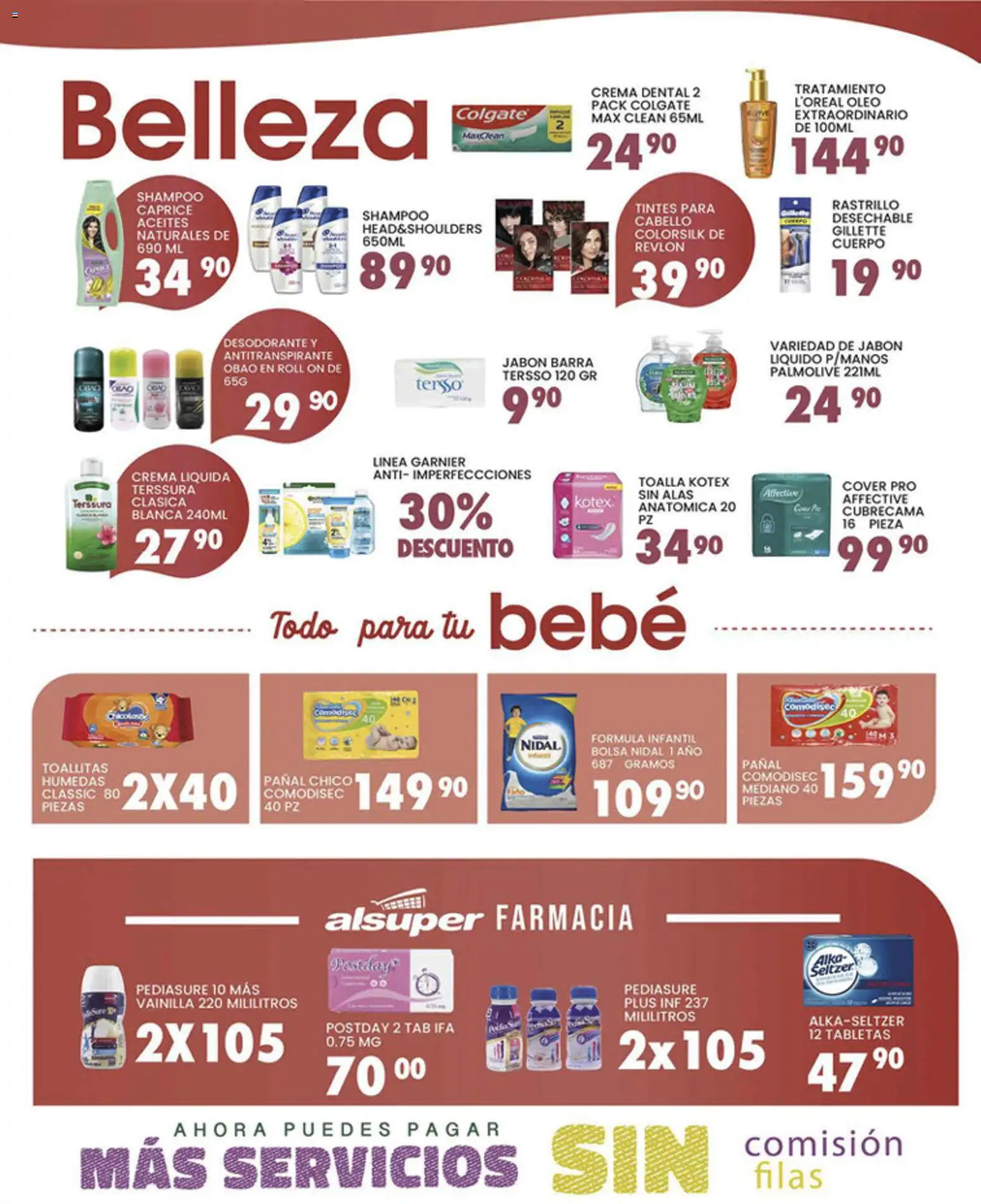 Nuevas ofertas de Alsuper válidas en toda la República Mexicana desde el 07.04.2026. ¡Encuentra las mejores ofertas en Alsuper folleto Zacatecas! | Página: 4 | Productos: Desodorante, Antitranspirante, Crema, Barra