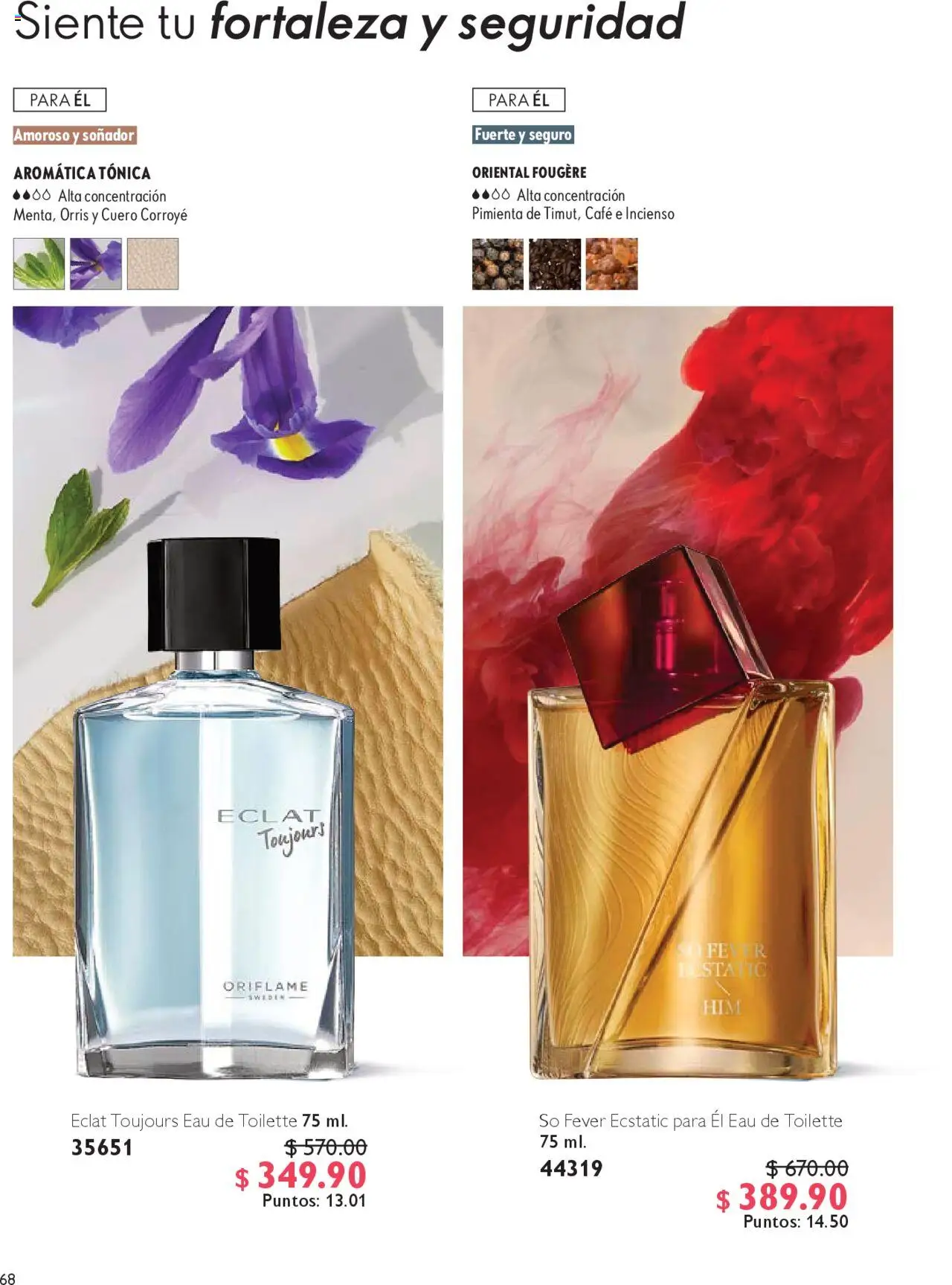 Nuevas ofertas de Oriflame válidas en toda la República Mexicana desde el 04.10.2025. ¡Encuentra las mejores ofertas en Oriflame - Campaña 14 2025! | Página: 68 | Productos: Pimienta, Café, Eau de toilette