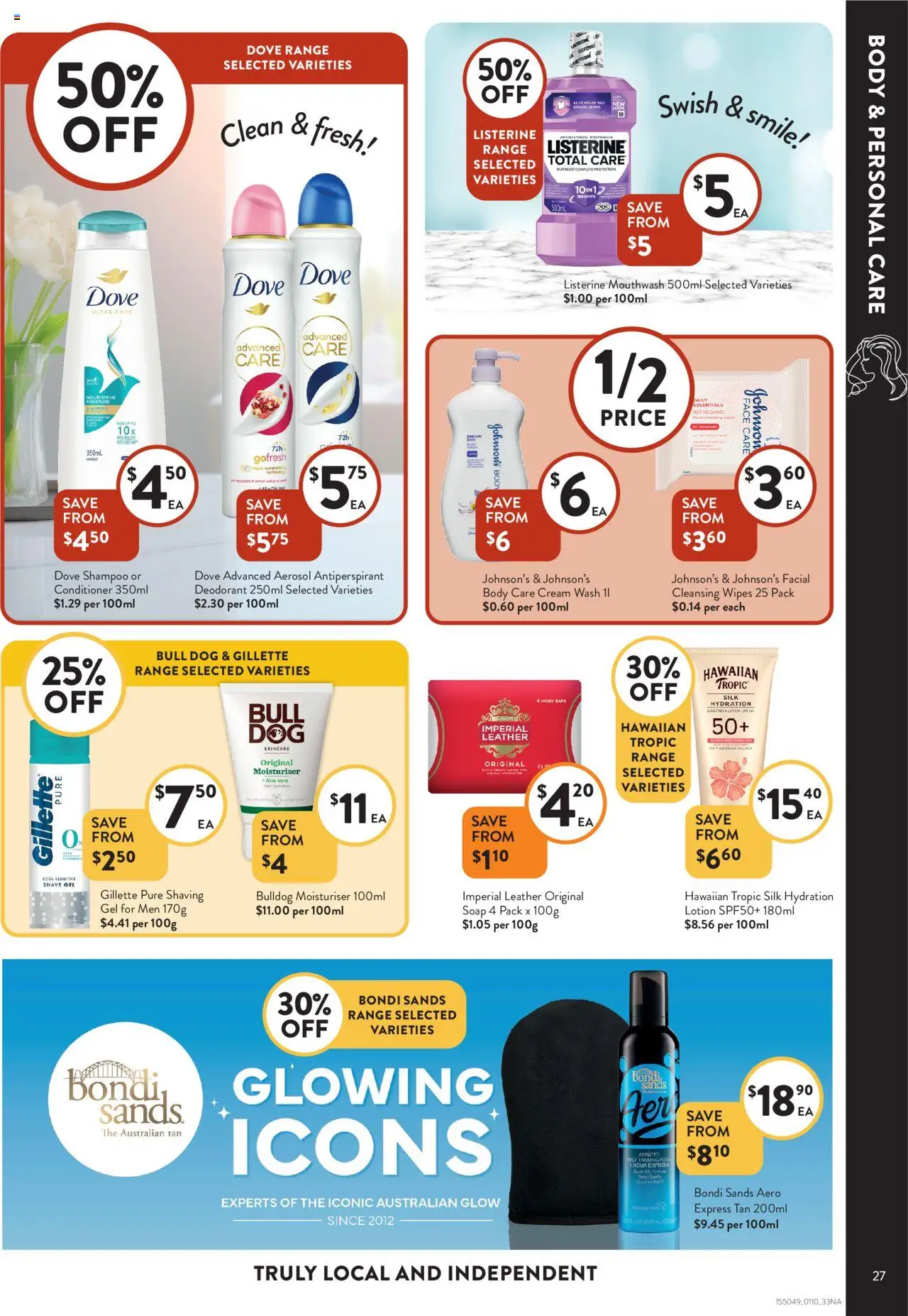 Foodworks catalogue - valid from 01.10.2025 | Page: 27 | Products: Shampoo, Conditioner, Antiperspirant, Cream