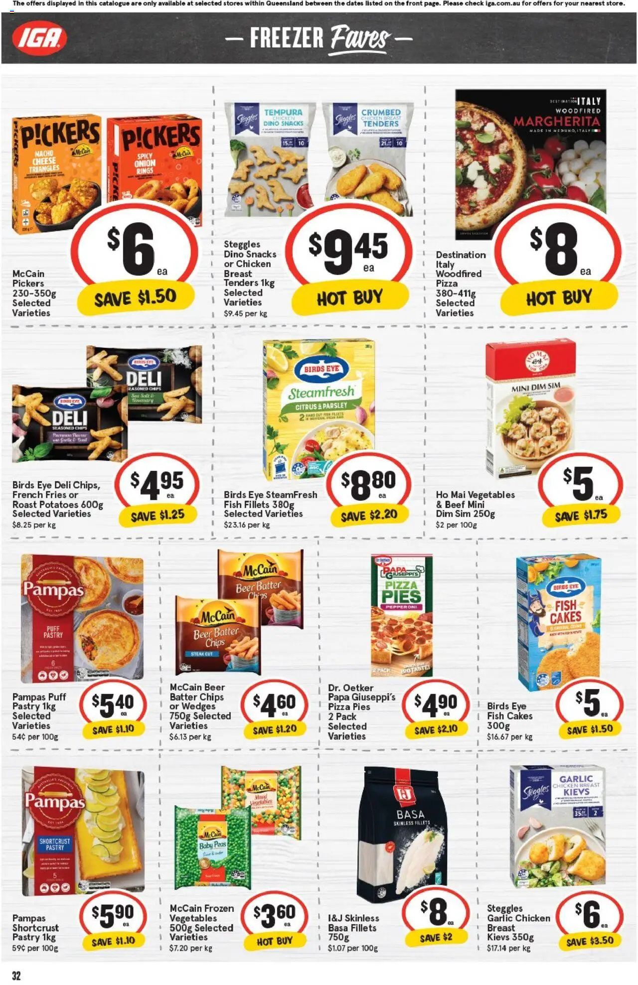 IGA catalogue - valid from 22.10.2025 | Page: 31 | Products: Cheese, Chicken, Fish, Steak