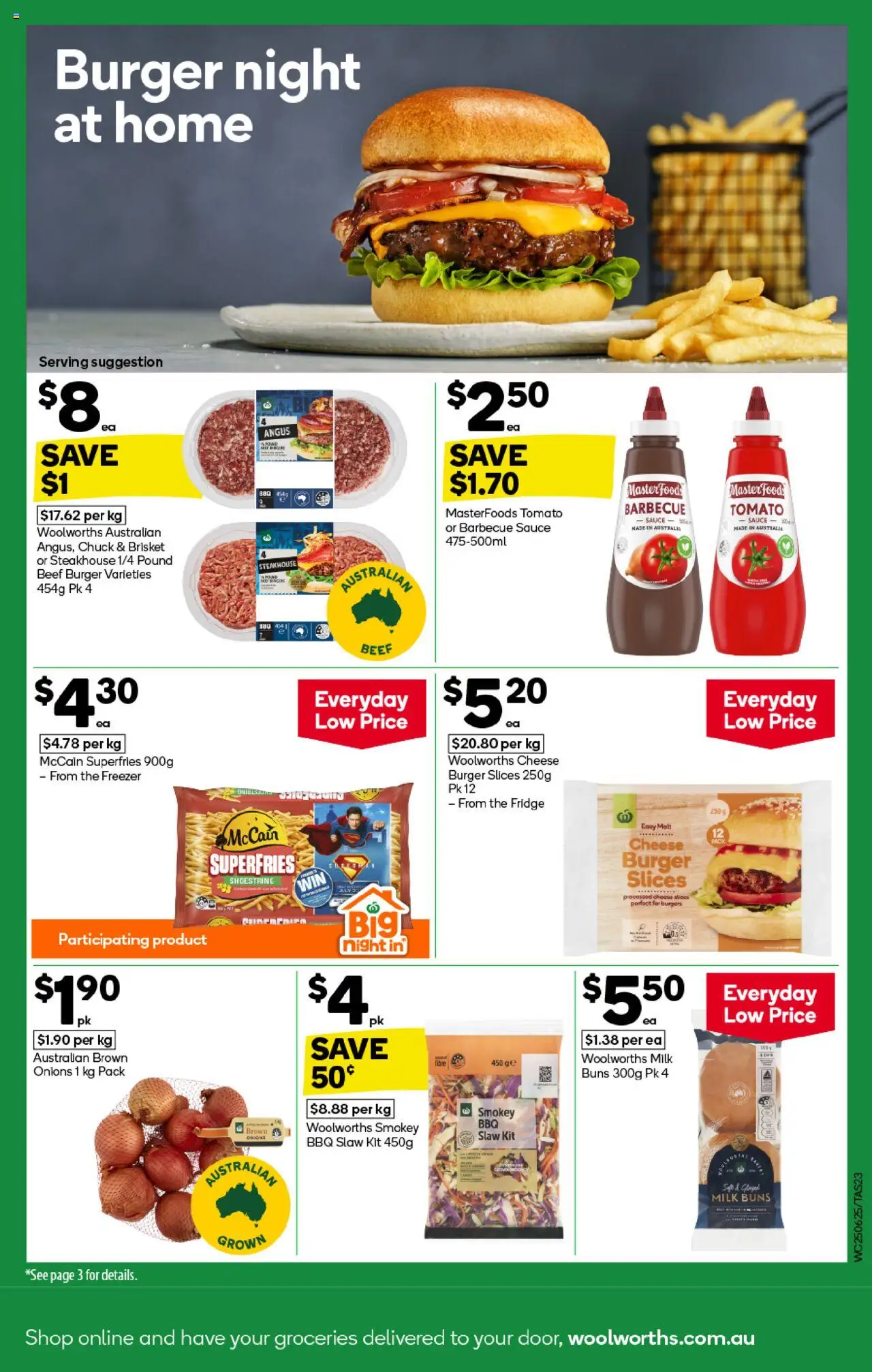 Woolworths catalogue - valid from 25.06.2025 | Page: 23 | Products: Cheese, Beef, Onions, Freezer