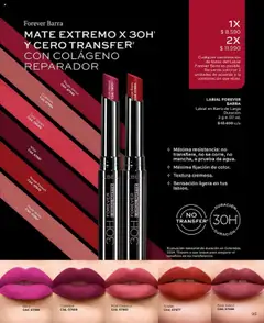 Catálogo L'Bel Campaña 17 válido desde el 14.10.2025 | Página: 95 | Productos: Mate, Labial