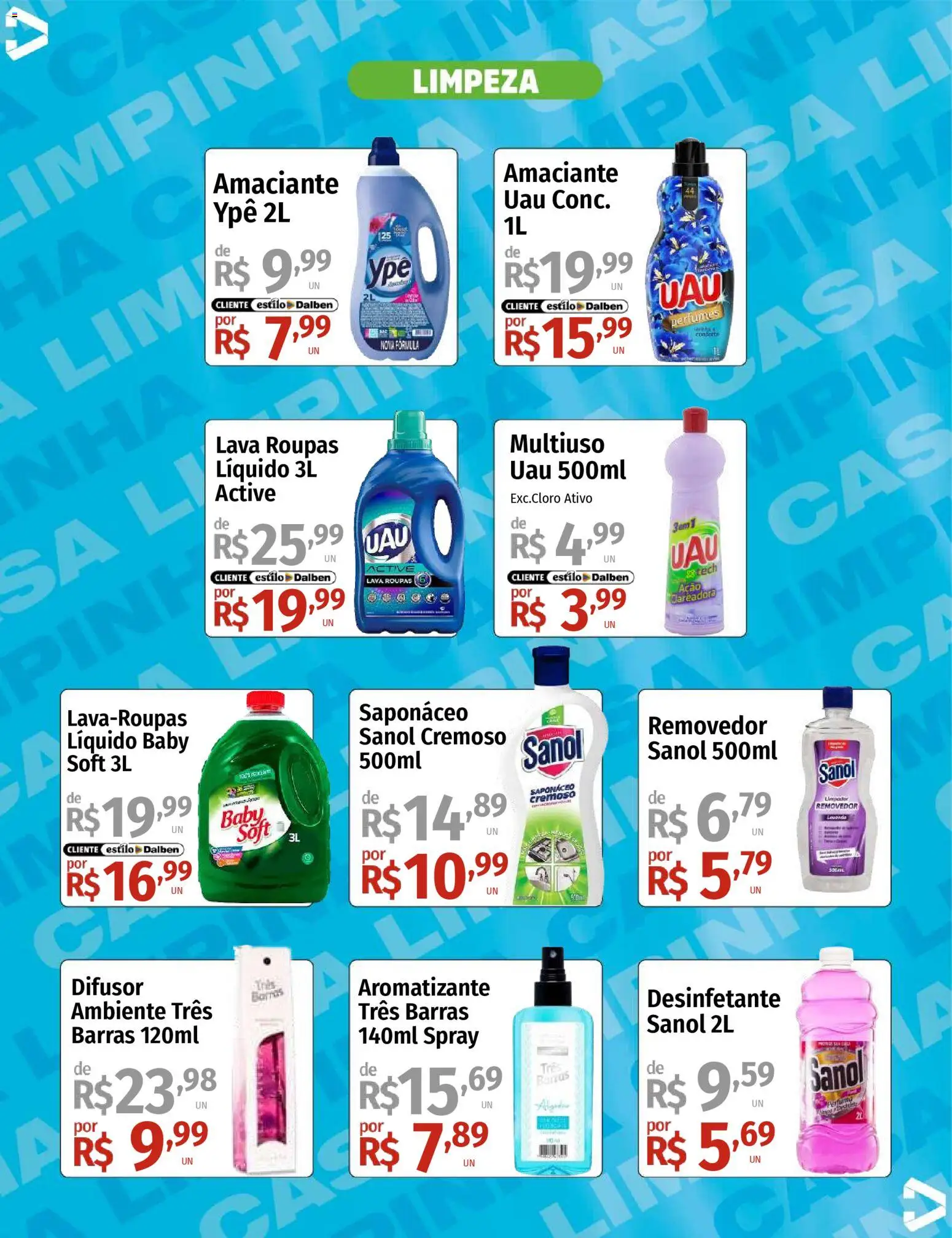 Supermercado Dalben Folheto - válido de 22.12.2025 | Página: 3 | Produtos: Difusor, Saponáceo, Amaciante, Desinfetante