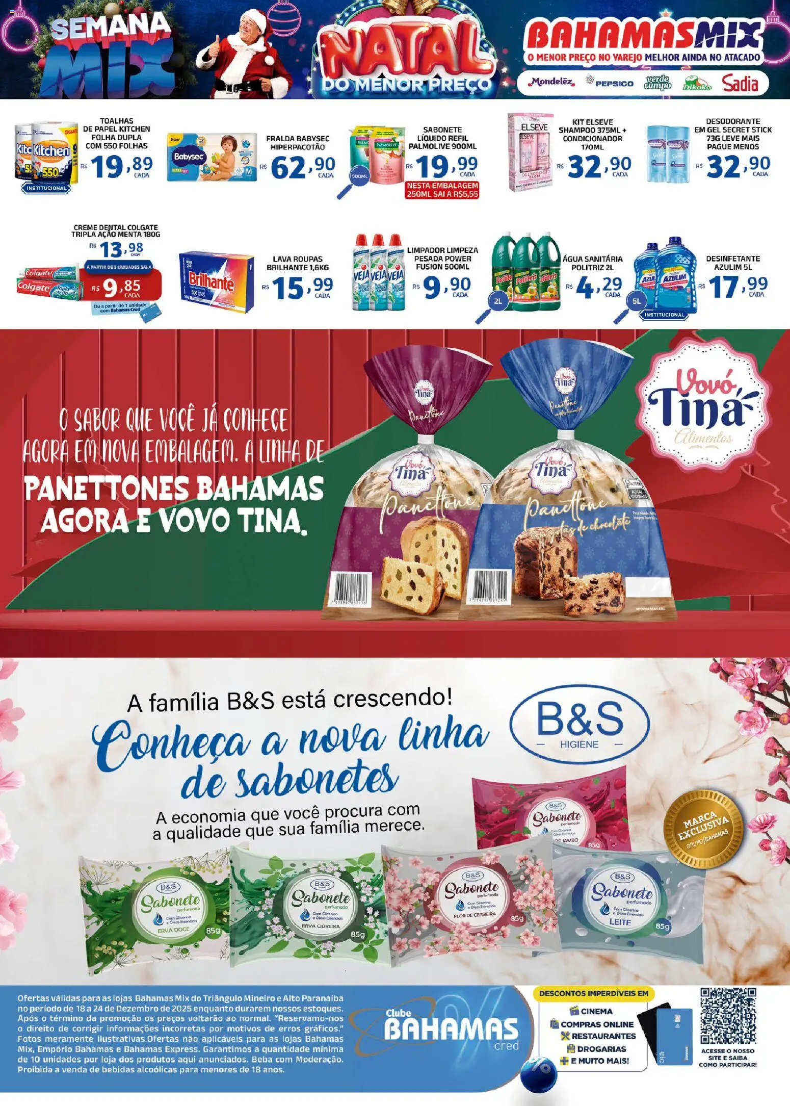 Bahamas Mix Folheto - válido de 18.12.2025 | Página: 4 | Produtos: Condicionador, Desodorante, Leite, Roupas