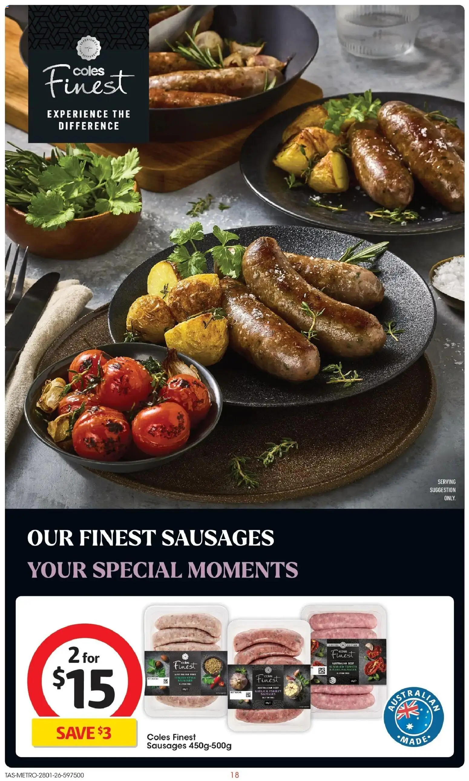 Coles catalogue - valid from 28.01.2026 | Page: 18 | Products: Pork, Beef, Garlic, Parsley