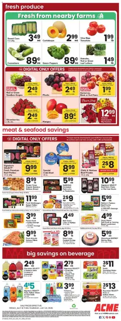 Acme Weekly Ad - NJ - valid from 18.07.2025 | Page: 3 | Products: Ring, Sugar, Bag, Iron