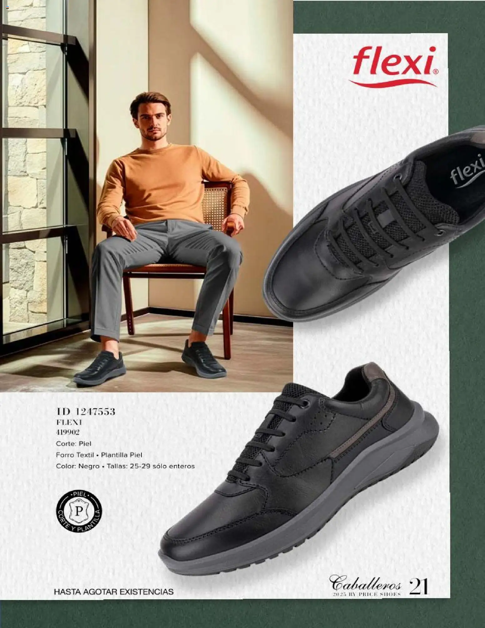 Nuevas ofertas de Price Shoes válidas en toda la República Mexicana desde el 26.11.2025. ¡Encuentra las mejores ofertas en Price Shoes catálogo Caballeros! | Página: 21